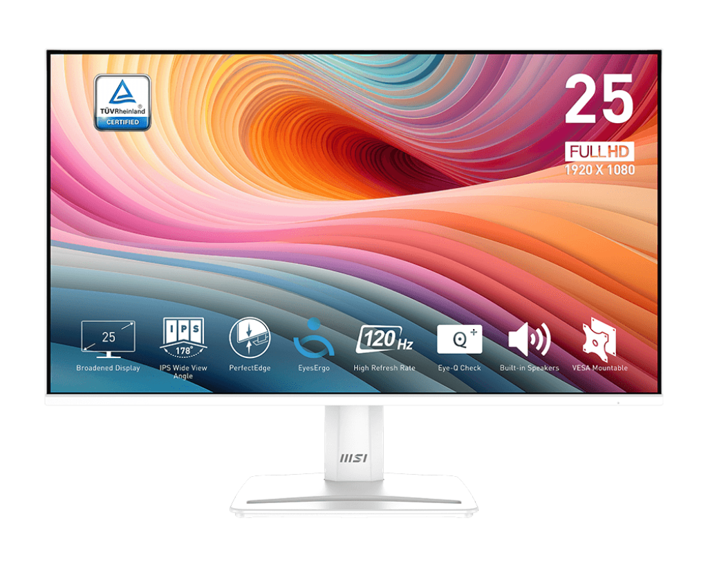 MSI PRO MP251W E2 24.5″ LED IPS Full HD 120Hz Gaming Monitor MSI PRO MP251W E2 24.5″ LED IPS Full HD 120Hz Gaming Monitor